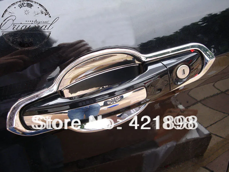 

For Ford Escape Kuga 2013 2014 2015 2016 ABS Chrome door Handle bowl Cover trim 8 pcs Car Accessories Stickers