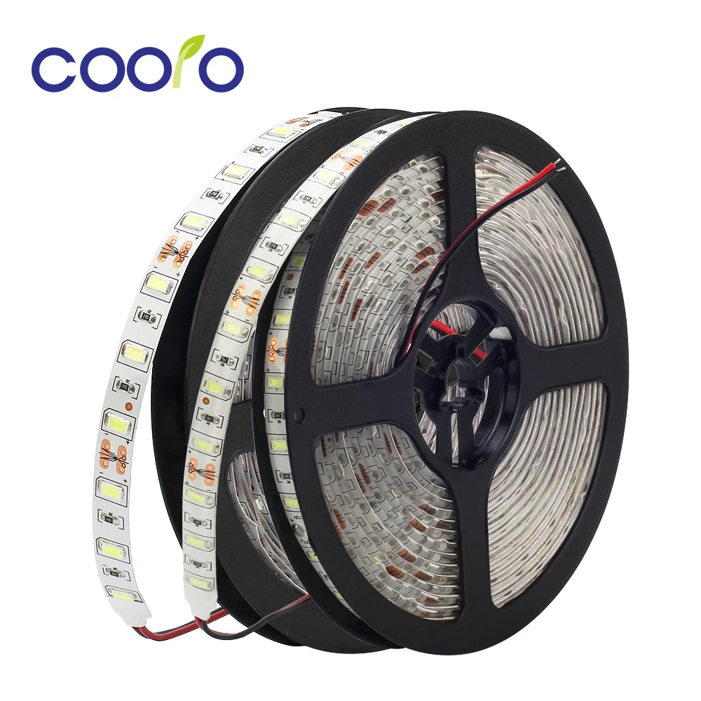 Светодиодная лента 5730 SMD 12 в пост. Тока 60 светодиодов/м 5 м/лот не