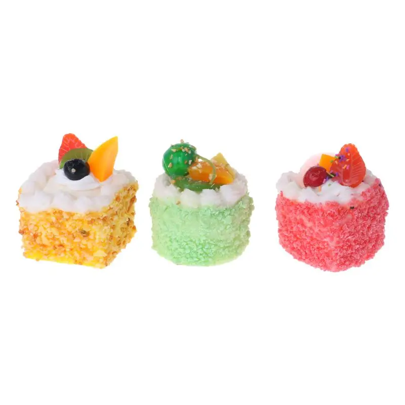 

Artificial Simulation Cake Model Fake Food PU Educational Toys Kitchen Photography Props Home Decoration