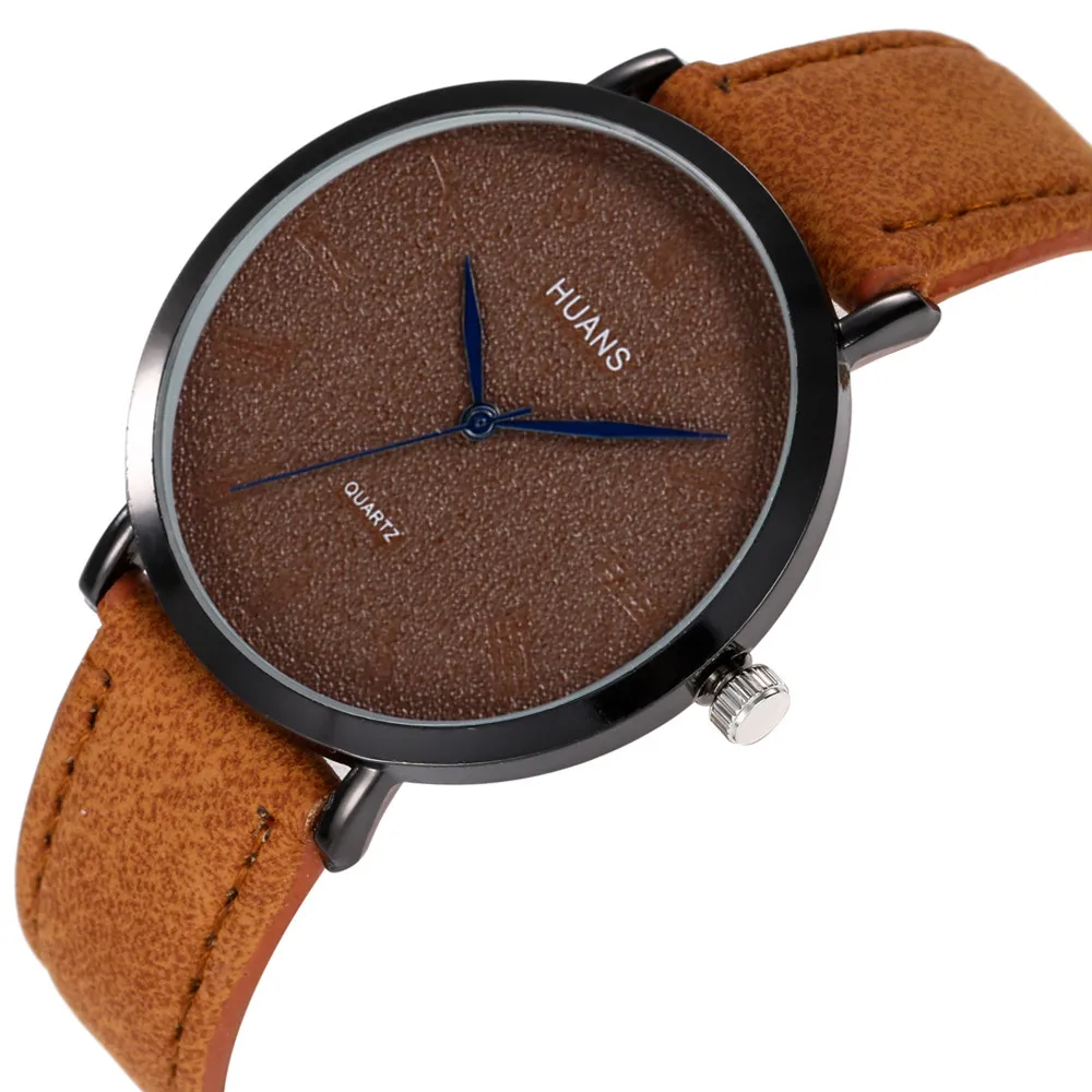 

Luxury Men's lover's Watch Leather Analog Quartz Watches gift Hot Watch Men relojes para hombre montre homme Free Shipping S65