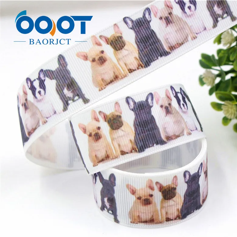 G-181013-1351 OOOT BAORJCT G-181013-1348, 25 мм 10 ярдов маленькие животные ленты термотрансферные печатные grosgrain, рукоделие Подарочная упаковка МАТЕРИАЛЫ - Цвет: G-181013-1351