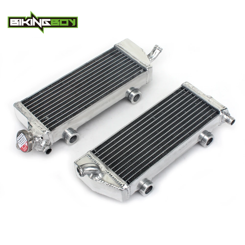^*Best Offers BIKINGBOY Radiator Engine Cooling for KTM SX-F 250 SX SXS SXF SMR 400-560 450 500 07 08 09 10 EXC-F 250 2008 2009 Water Cooler
