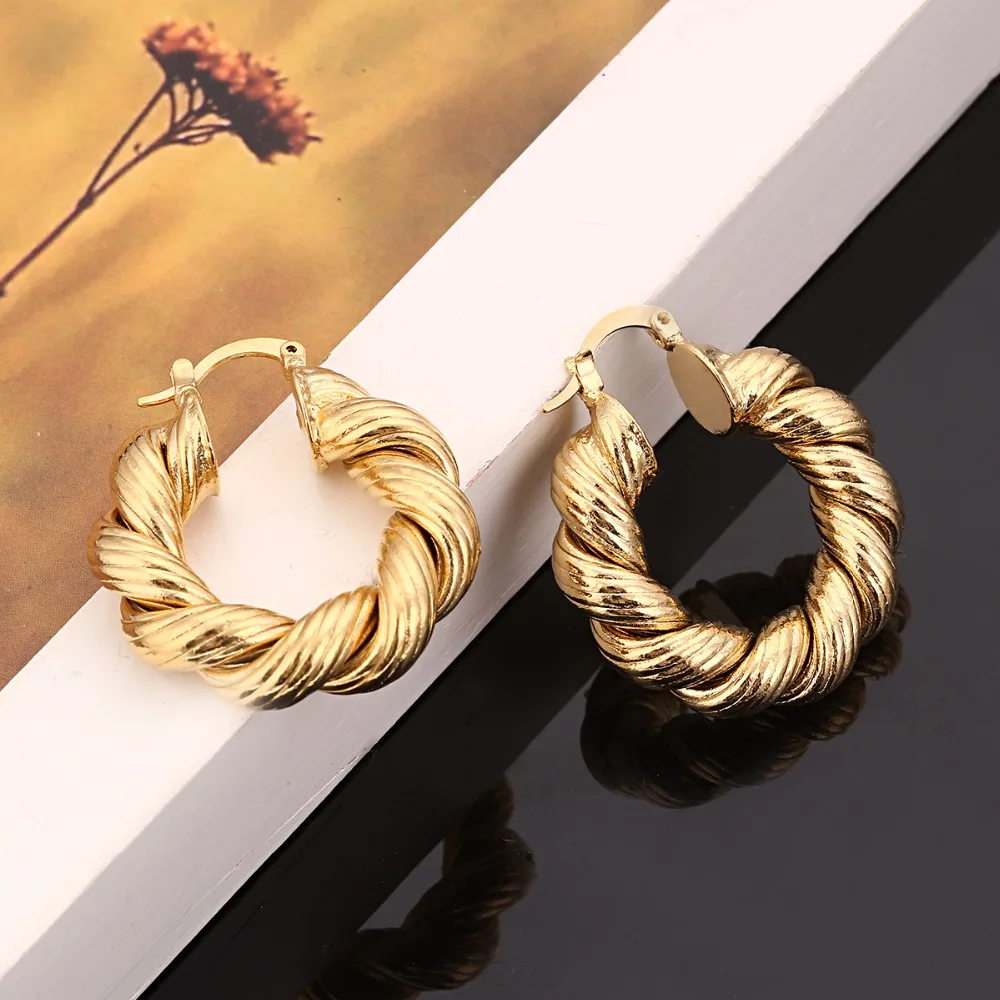 Africa Earrings for Women Gold Color Earrings Girl Jewelry Arab Middle East Gift - Image 5
