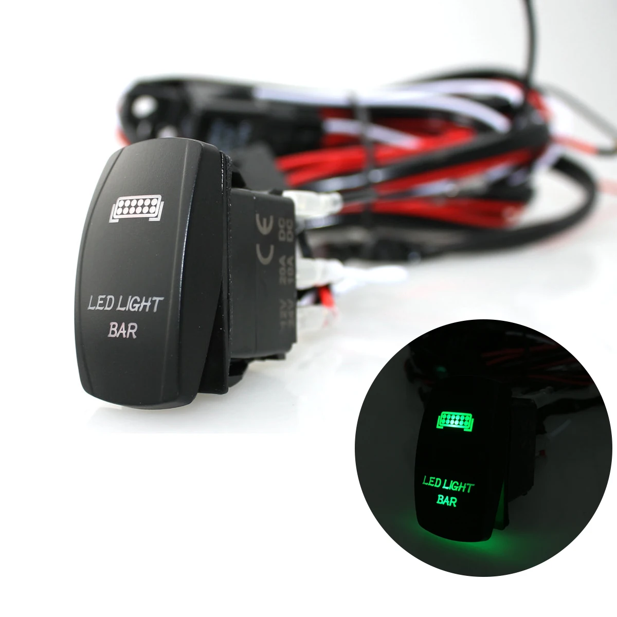 Switches Relays Car accessories 40A Relay Fuse Wiring Harness Loom Kits