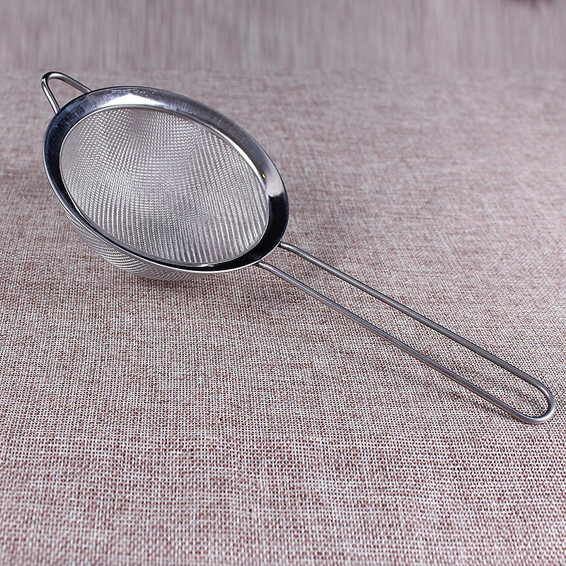 7-16cm Stainless Steel Fine Wire Mesh Oil Skimmer Strainer Flour Sifter Sieve Colander diy New