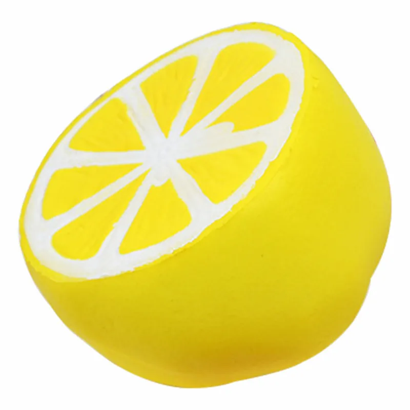 Моделирование половина лимона Форма медленно отскок ПУ декомпрессии игрушки мягкими замедлить рост снятие стресса игрушка