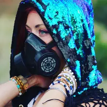 Новая новинка для девушек, женщин, на Хэллоуин, блестящая шикарная шляпа, сексуальная блестящая Волшебная Двусторонняя шапочка с блестками, шапочки