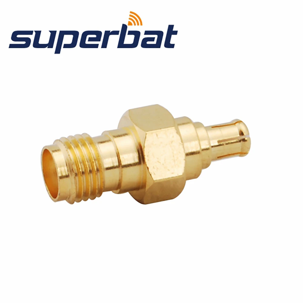 

Superbat DAB Car Radio with MCX Male Plug Connector to SMA Female Jack Aerial Connector Adapter