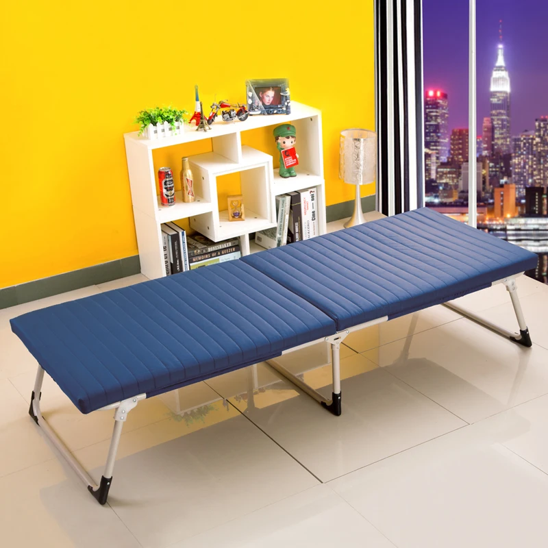 High quality soft comfortable folding single bed sponge simple office nap bed nursing bed High quality soft comfortable folding single bed sponge simple office nap bed nursing bed