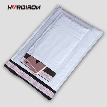 

HARDIRON Thick Padded Shockproof Post Shipping Mailing Pack Envelopes Grey White Color PE Poly Courier Envelope Mailer Bubble