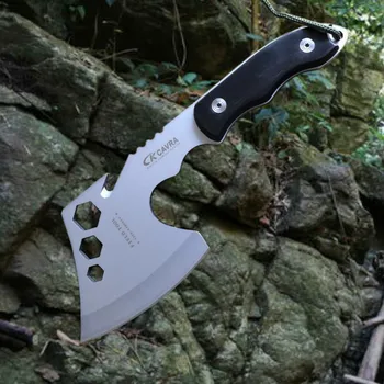 

Multifunctional Survival Outdoor Camping Axe Hunting Hatchet Tomahawk Fire Axes Portable Hand Tools axe with White Blade