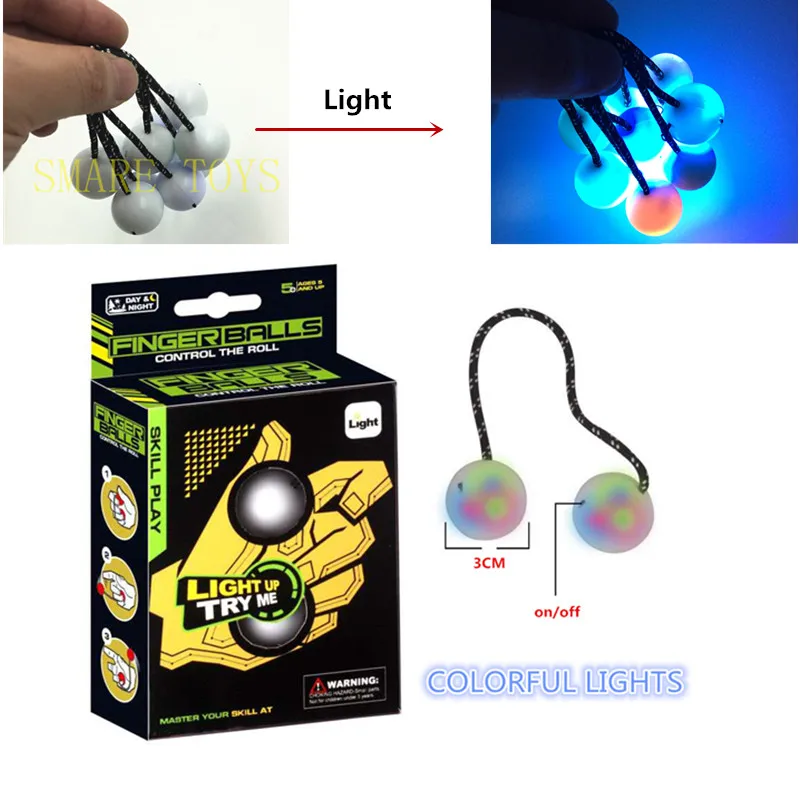 Finger Yoyo Toy Funny Fingers Toys for Kids Yoyo Led
