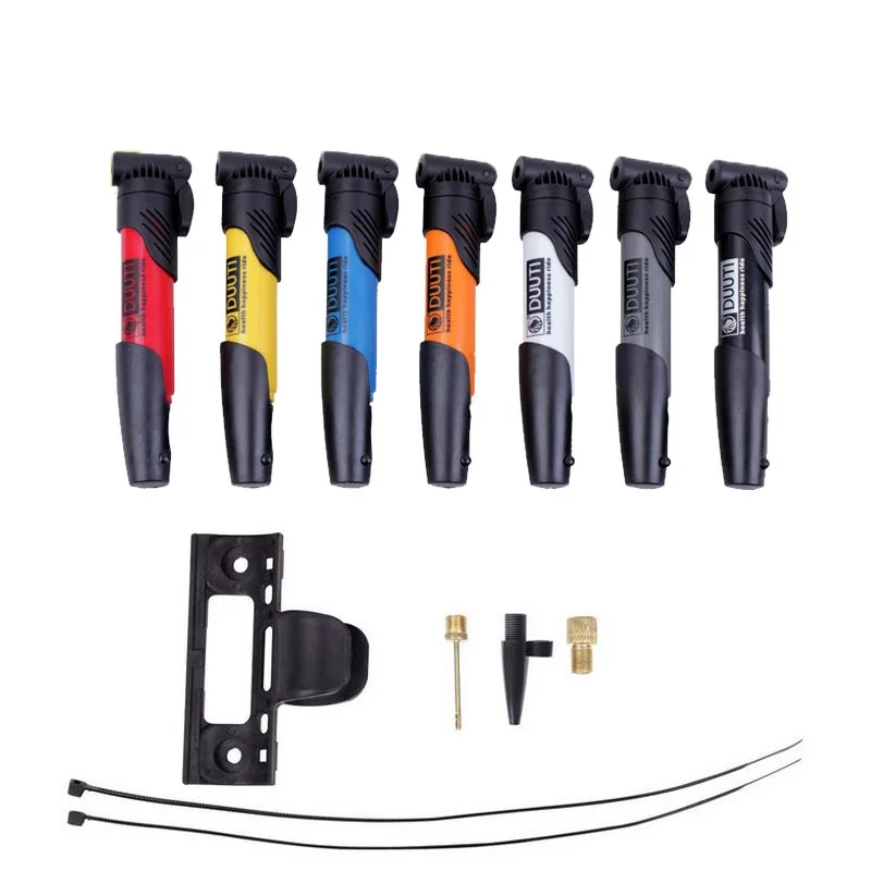 Mini Portable High strength Plastic Bicycle Air Pump Bike Tire Inflator