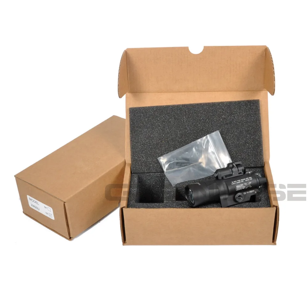 Lanterna com Mira Vermelho para Rifle Scope para Pistola Greenbase Series Arma Luz Tático Caça Laser Airsoft sf X400 X400u 10 para rifle scope para pistola airsoft