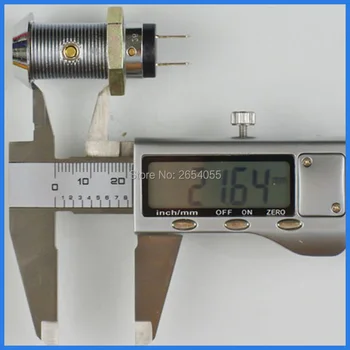 

10 pcs 32mm hot sale flat plug cylinderical slot machine switch lock with different keys