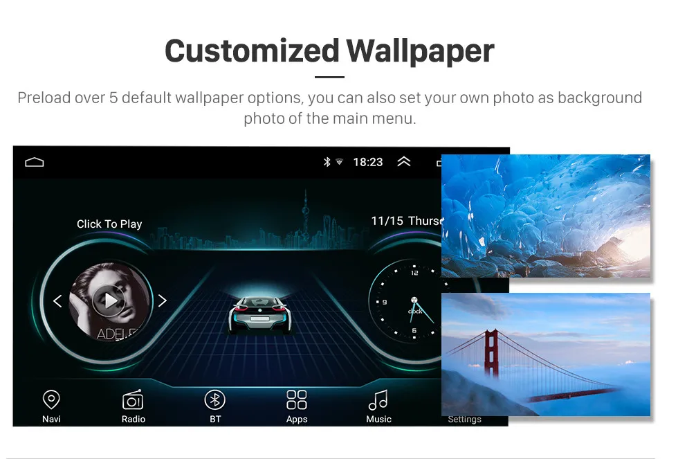 Flash Deal Seicane Car Android 8.1 GPS 10.1" HD 2Din Auto Radio For Honda Accord 7 2003 2004 2005 2006 2007 Stereo Player Quad Core 3G Wifi 16