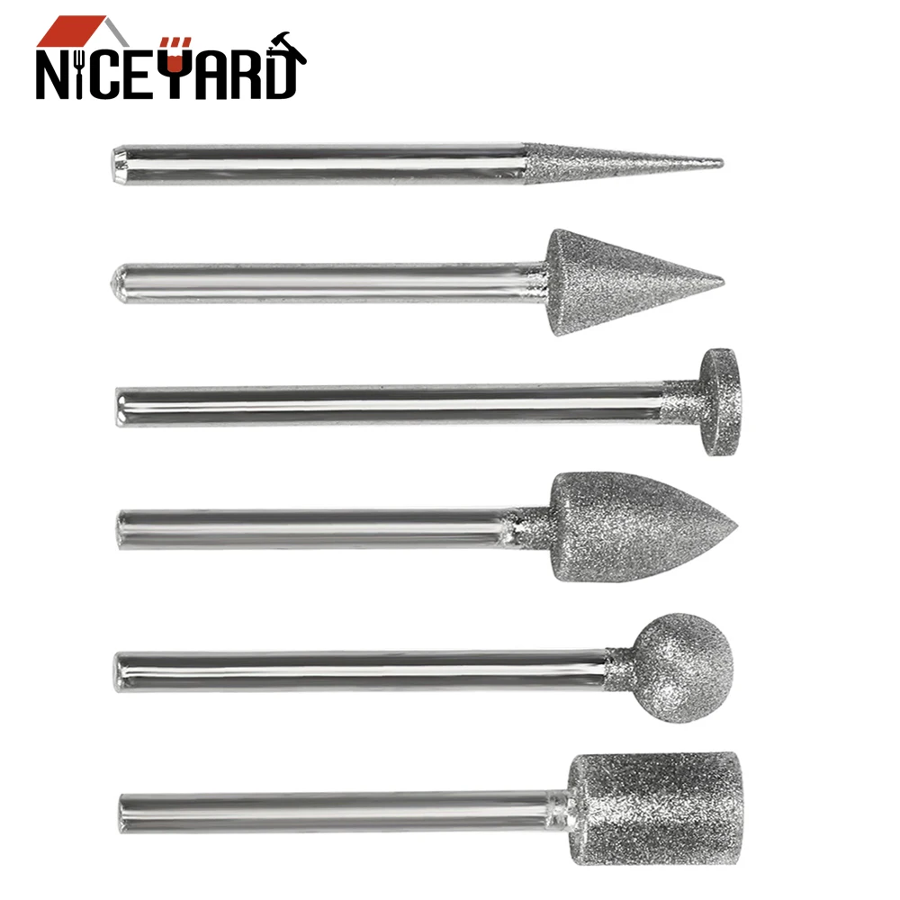 NICEYARD для Dremel вращающиеся инструменты Электроинструмент Аксессуары для гравировки и шлифовки для Dremel набор инструментов наждачные головки для шлифовки