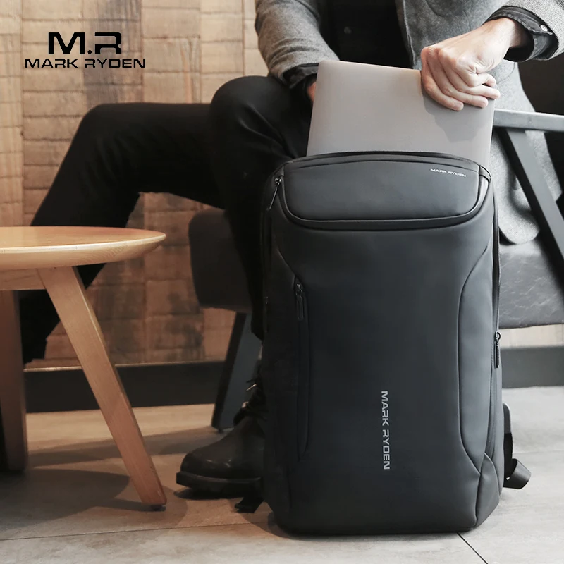 Mark Ryden 2021 New Anti-thief Fashion Men Backpack Multifunctional Waterproof 17.3 inch Laptop Bag Man USB Charging Travel Bag