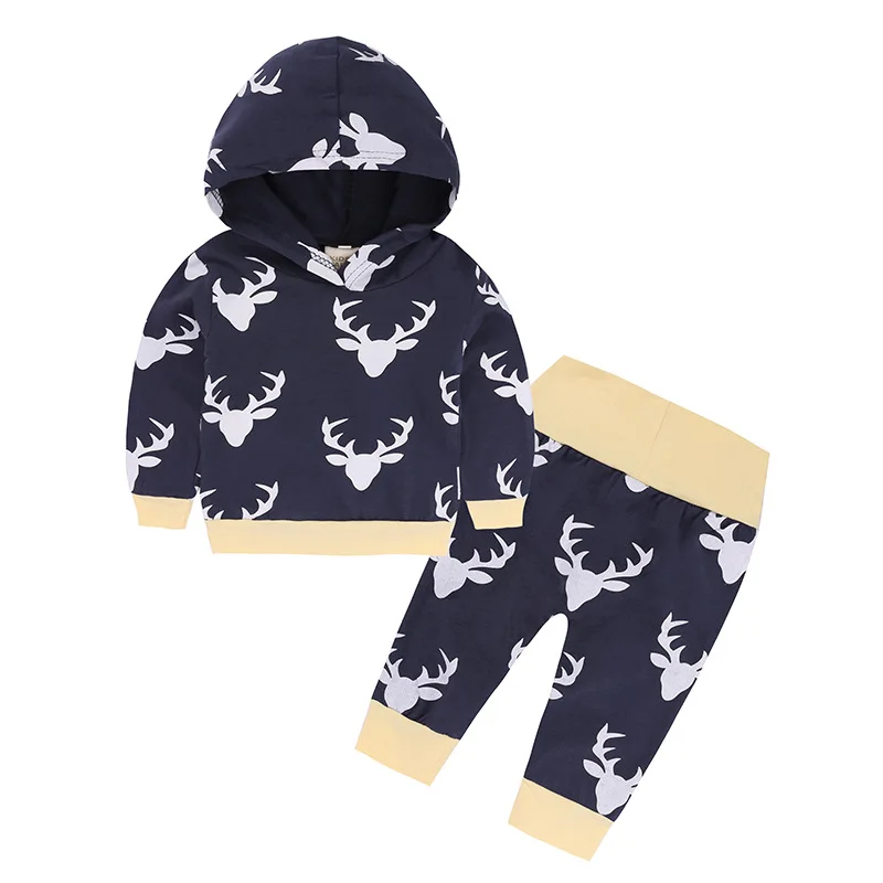Children Clothing 2017 New Baby Sets Newborn Boys Girls Long Sleeved Hoodies Sweats Outfits Coat