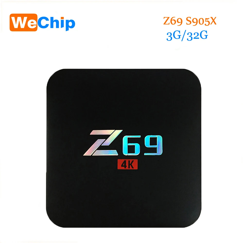 

Newest Z69 Android 7.1 TV Box Amlogic S905X Quad Core CPU 3GB DDR3 +32GB ROM Wifi 2.4GHz Bluetooth Media Player PK H96 PRO plus