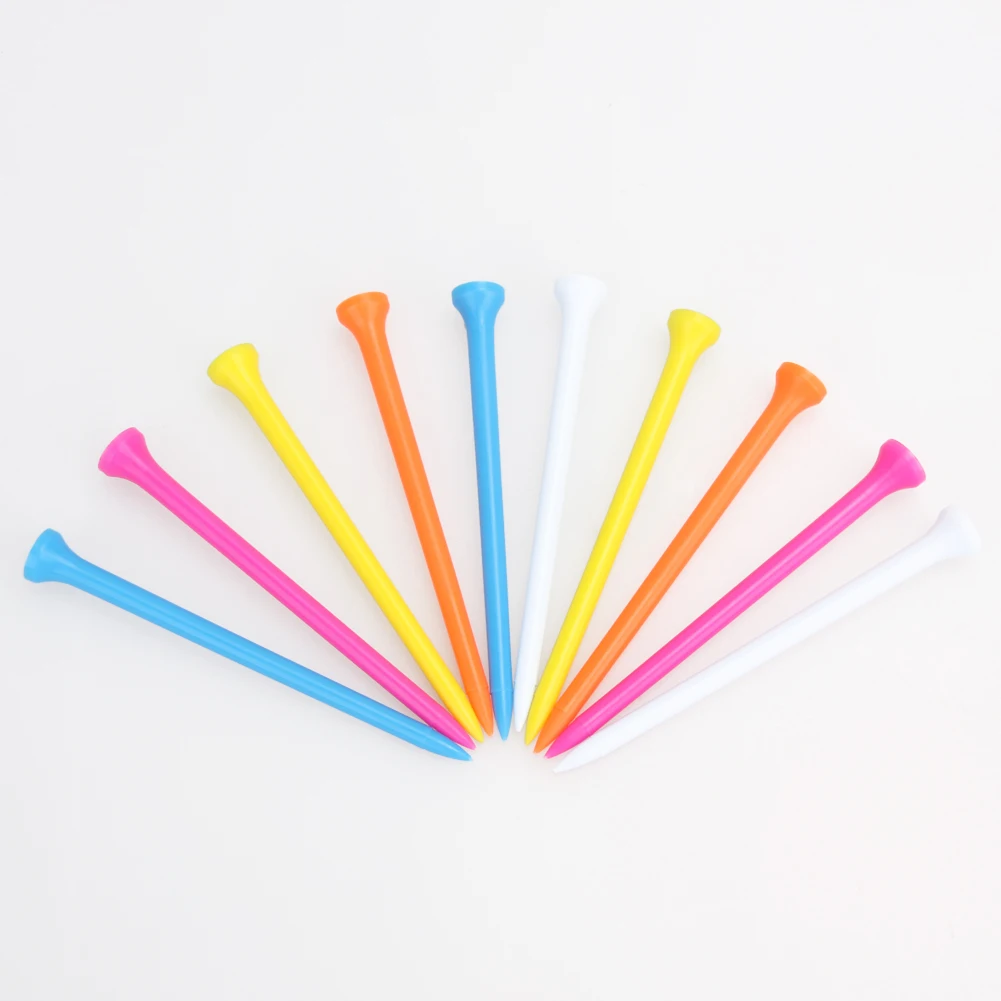 100 шт. пластиковые подставки для мячей гольфа мм|plastic golf tees|golf teescolored tees |