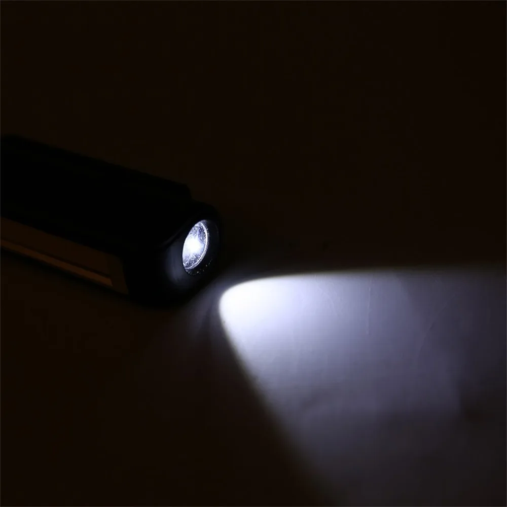 2 в 1 USB перезаряжаемый портативный легкий COB Светодиодный фонарь для работы в кемпинге лампа для досмотра ручка свет ручной фонарик Новое