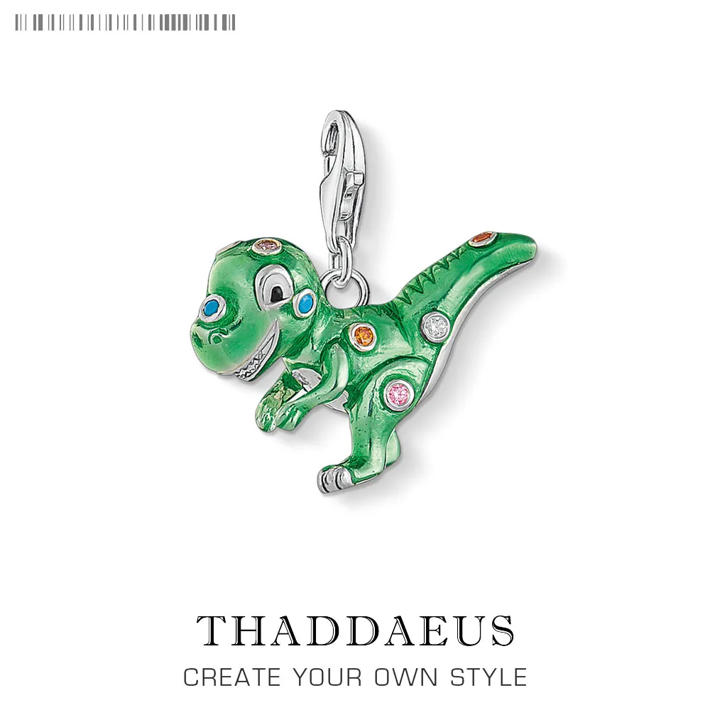 

Green Dinosaur Charm,Thomas Style Club Good Jewelry For Women Men,2019 Summer Cute Gift In 925 Sterling Silver Fit Bag Bracelet
