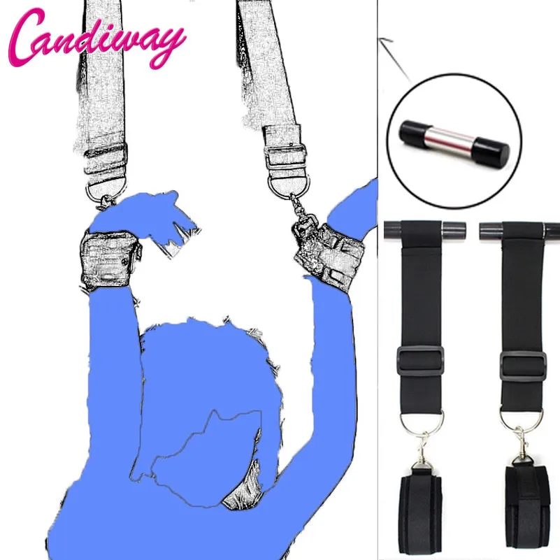 Candiway Door Swings Adult Games Restraint Sling Bondage Boutique Soft