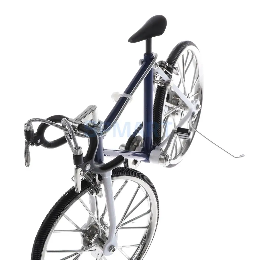 1:10 Scale Alloy Diecast Racing Bike Model Replica Bicycle Cycling Toy Desk Craft Collection Blue