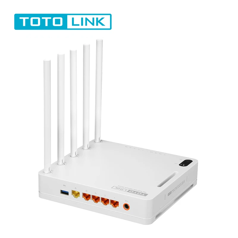 Wi Fi маршрутизатор 2.4 ГГц 5 1600 Мбит Gigabit Dual Band TOTOLINK A5004NS 11AC Беспроводной