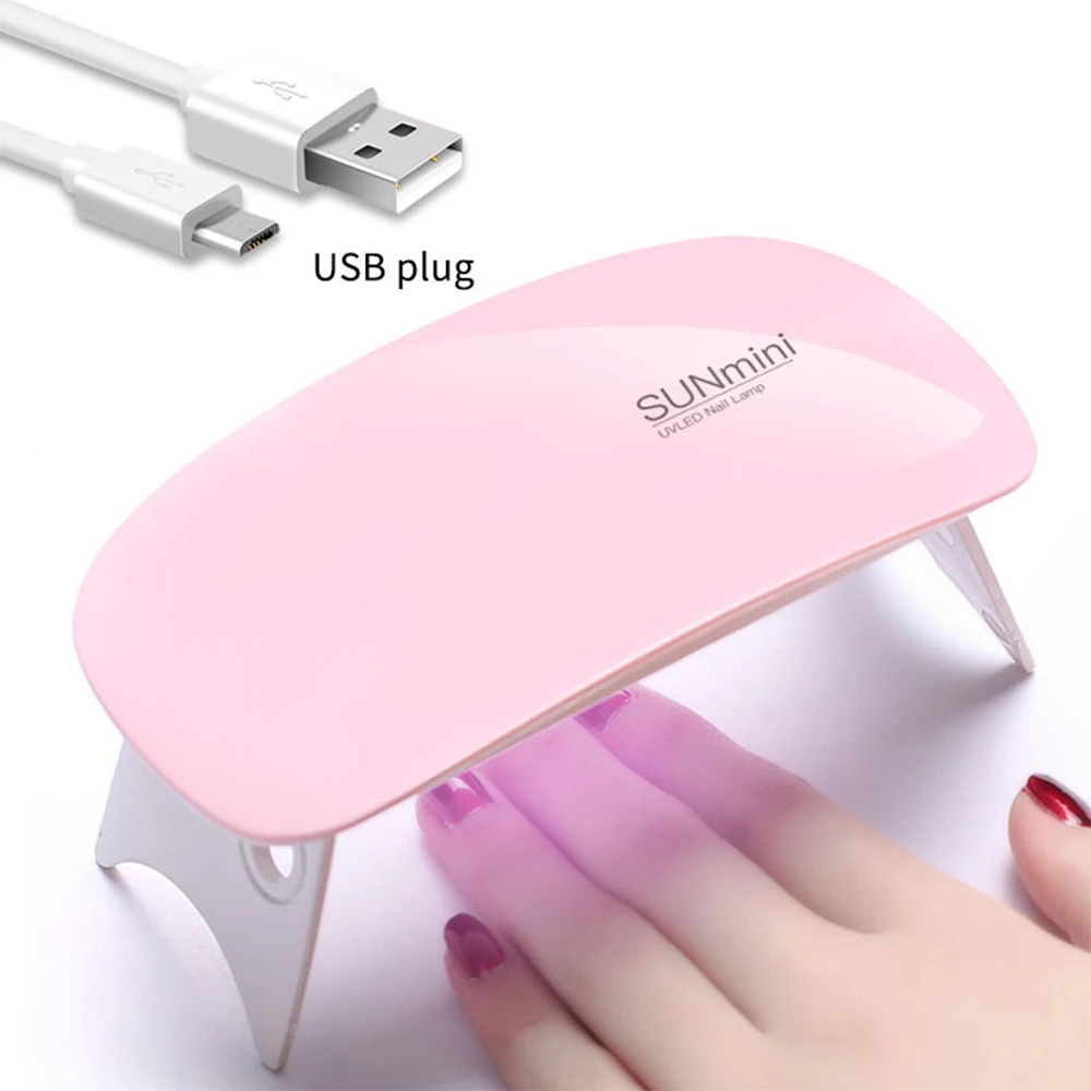 

Mini Mouse Shape Small Size UV Led Lamp USB Interface Not Harm Eyes UV Gel Nails Gel Polish Lamp Dryer 6W