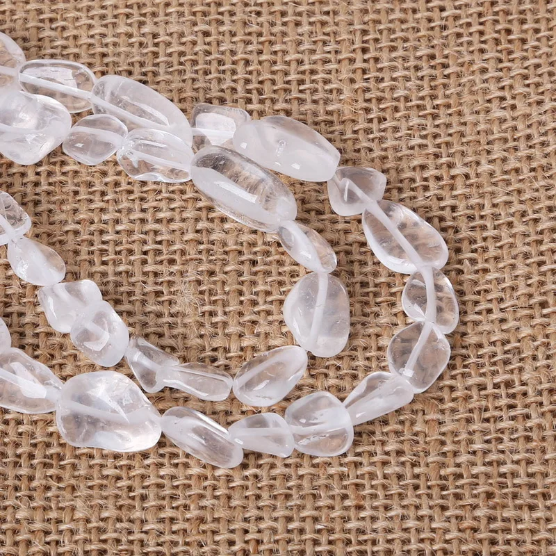 Fashion 8-15mm Crystal Beads Approx 35pcs Natural Stone Beads Chip Beads 38cm/str For Jewelry Making Bracelet Necklace DIY