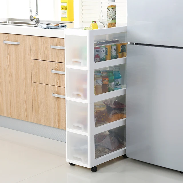 Hot Sale 20cm Width Storage Cabinet Kitchen Plastic Drawer Collection Rack Kitchen Organizers Sundries Clothing Eco Friendly Storage Drawers Aliexpress