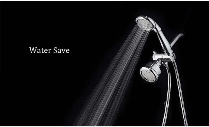 Новое поступление ABS нано-под давлением ручной душ и Showerhead Combo душевая Системы Стандартный G1/2 воды совместных Ванная комната Душ комплект