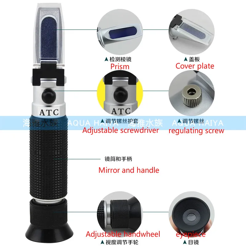 temperature compensated optical densitometer and salinity meter