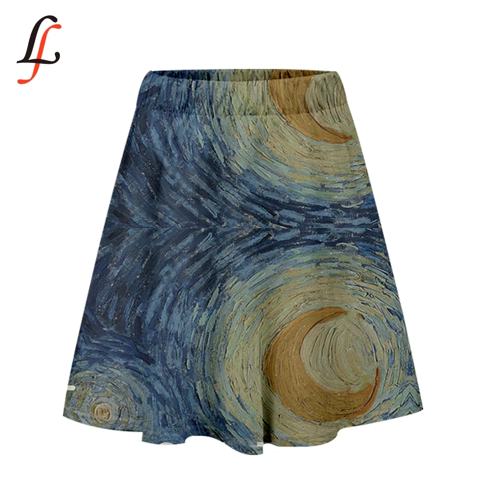 Mamamoo 3D K-pop Skirts Women Harajuku shein Elastic Waist Short Skirt Women