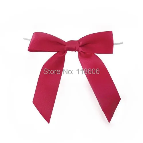 Pretied Wrapping Ribbon Bow with Gold Twist Tie for Gift package.jpg