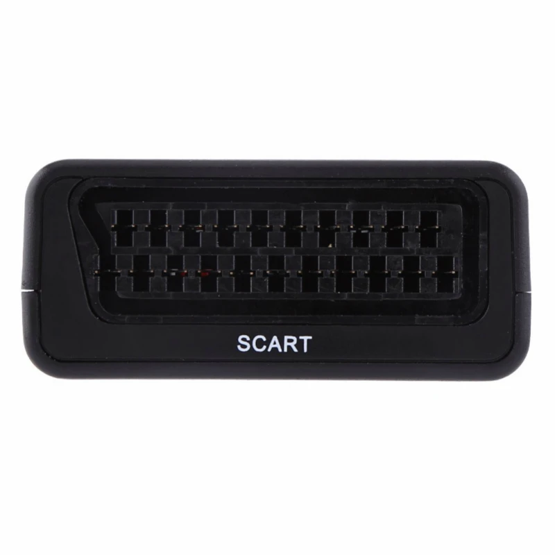Высококлассный конвертер 1080P SCART в HDMI видео аудио адаптер для HD ТВ DVD Sky Box STB Plug and Play