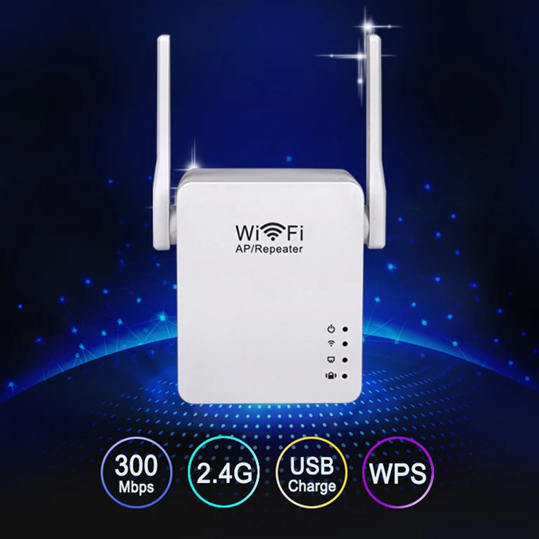 

WiFi Repeater WiFi Extender Wireless WiFi Booster 300Mbps Wi-Fi Amplifier Long Range Wi Fi Repeater Range Extender Access Point
