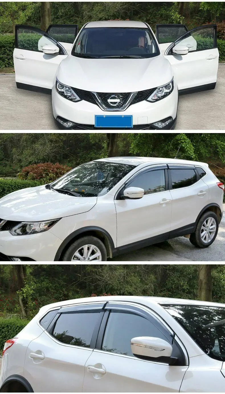 Подходит для Nissan Rogue Sport 2017 2019 оконный козырек защита от дождя и солнца|Навесы