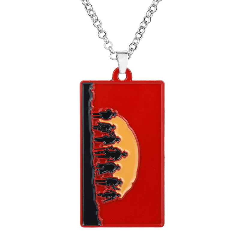 dongsheng Game Red Dead 2 Redemption Necklace Metal Link Chain Alloy