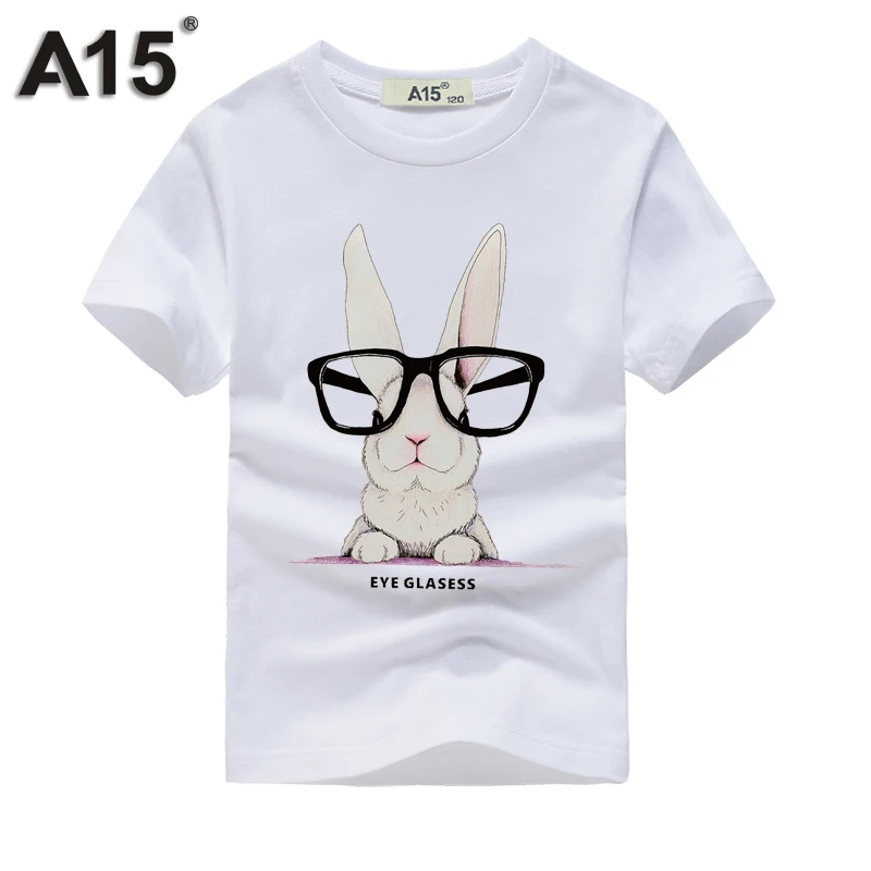 

A15 T-shirt 3D Kids Brand Long Sleeve Boys T Shirts Tops Big Teens High Quality Cotton T-shirt Kids Short Tee Age 6 8 10 12 14 Y