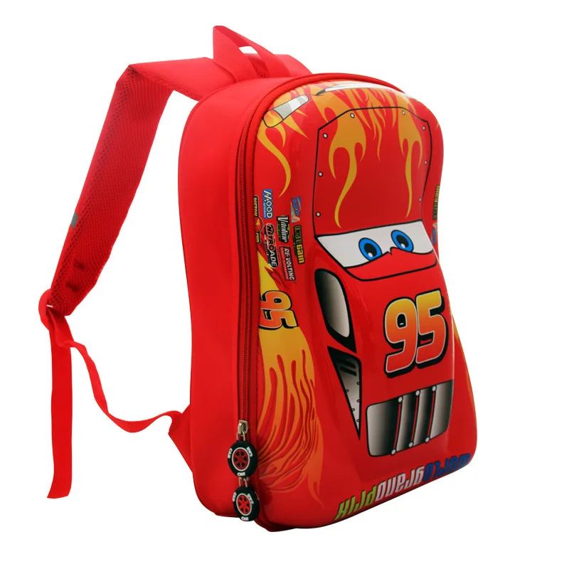 Disney Pixar Cars Красочные Молния Маккуин книга сумки дети молния 3D в виде ракушки сумка