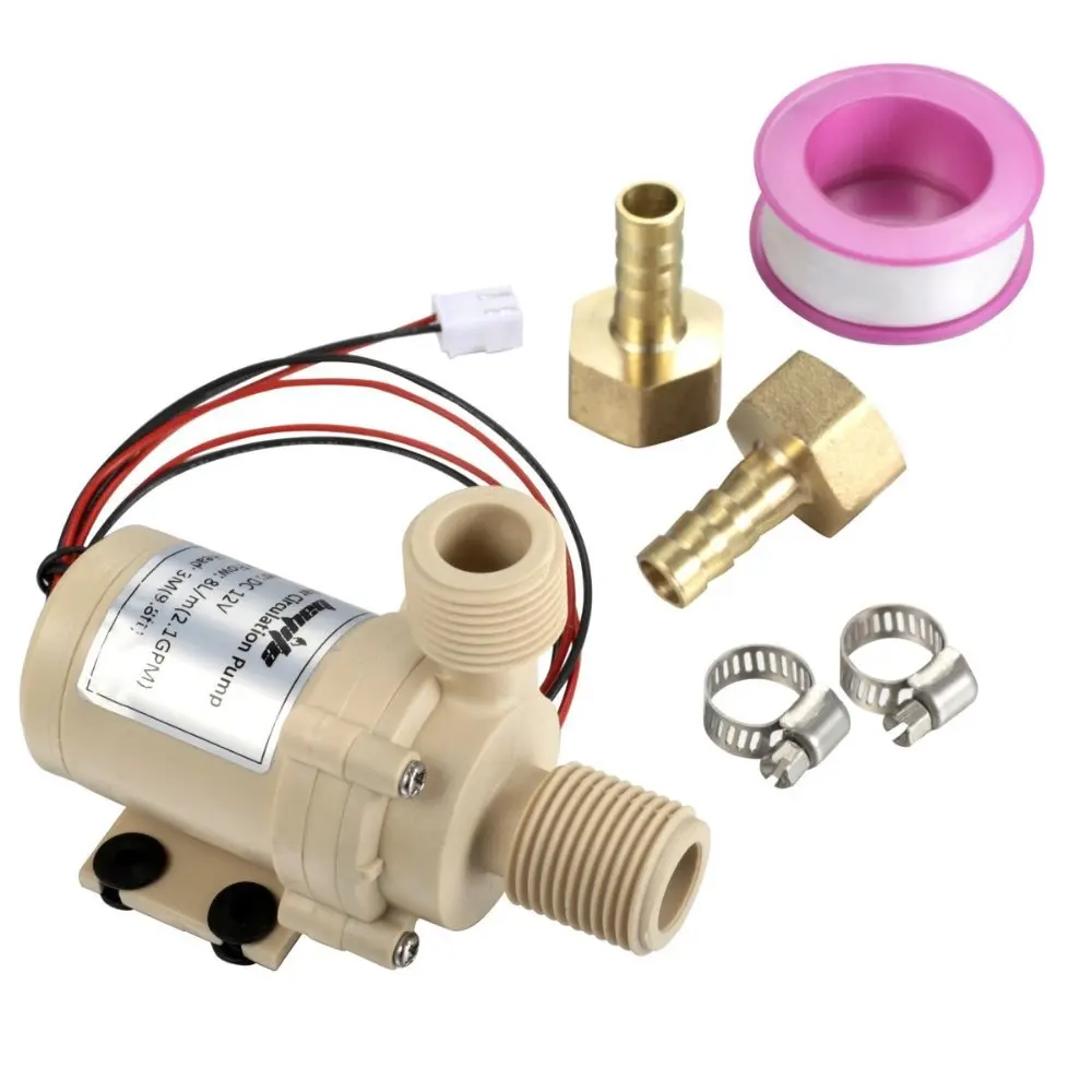 12V/24VDC 10Watt 3m/6m Lift Max Food Grade For Beer/Wine/Drink Hot/Cooling Water Circulation