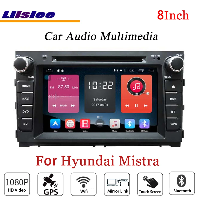 Excellent Liislee For Hyundai Mistra Stereo Android Radio DVD Player TV BT Wifi GPS MAP NAV Navigation 1080P System Original NAVI Design 0