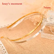 20 X серебро/золотая цепочка на голову обруч 7 мм ширина оголовье ювелирные изделия ручной работы аксессуары для волос своими руками