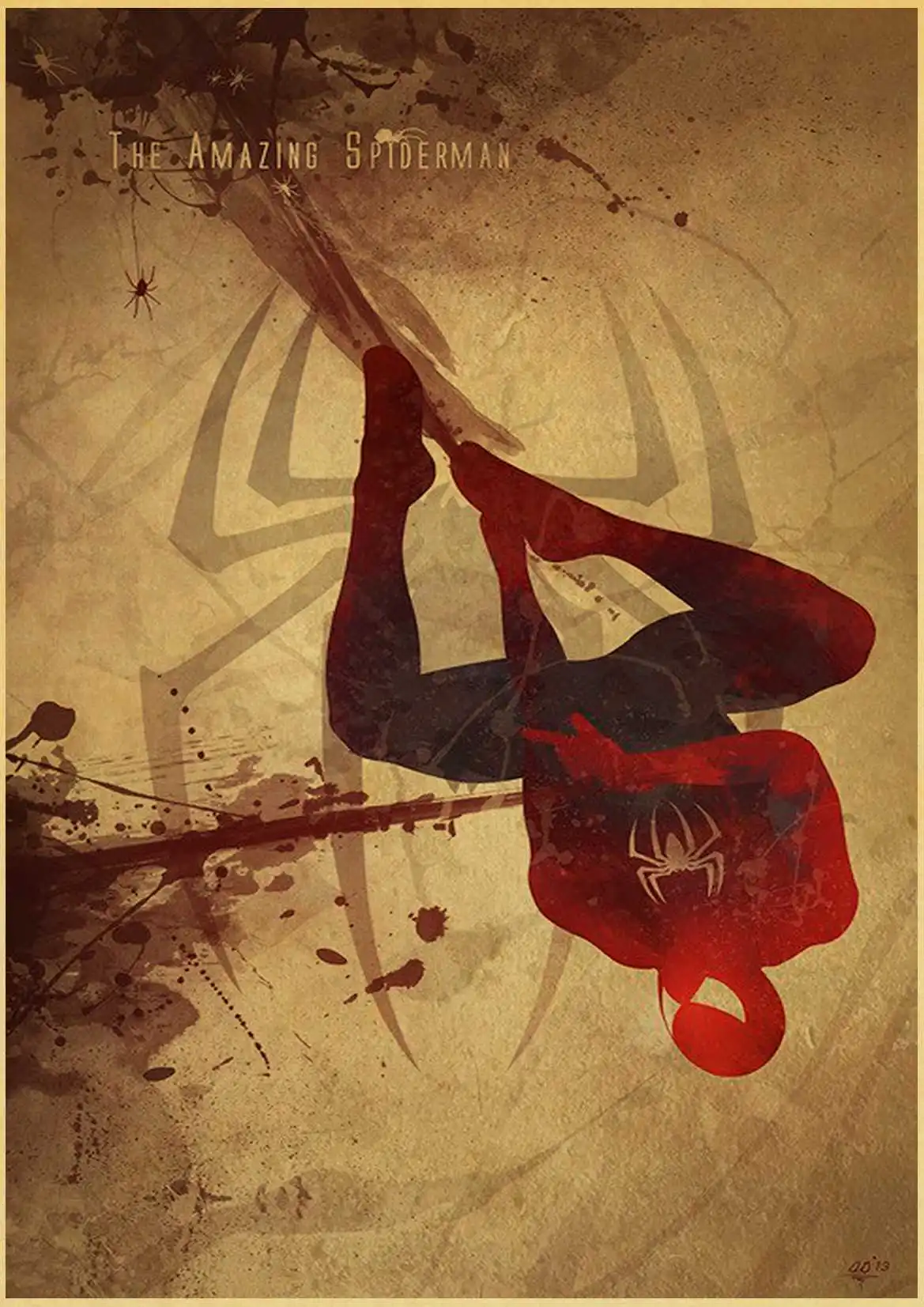 D115 Marvel Comics супергерой Супермен постер с Бэтменом Высокое качество Винтажный плакат на стену живопись для детской комнаты кофе Бар Декор - Цвет: D115