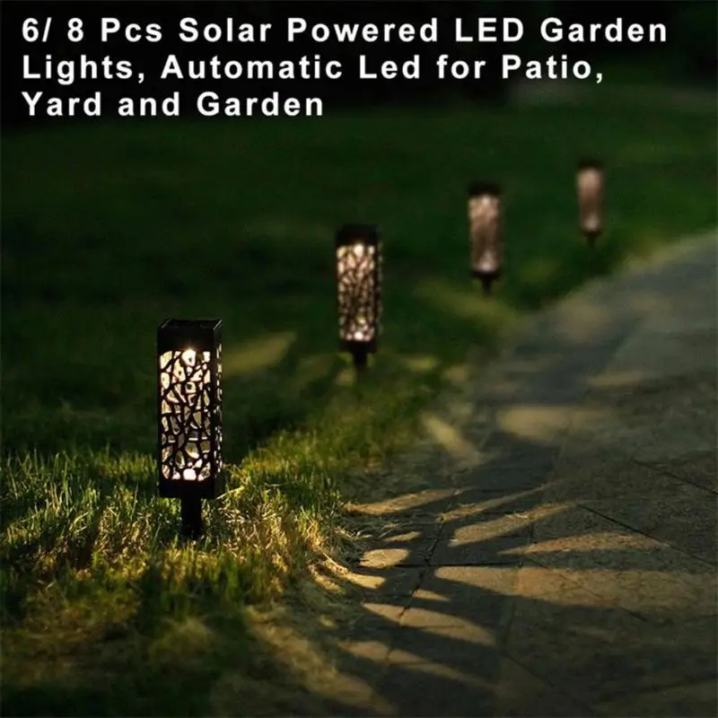 2 шт. теплый светильник солнечный светильник светодиодный Сетчатый Чехол Открытый водонепроницаемый наземный светильник на солнечных батареях лампа водонепроницаемый садовый лужайка светильник