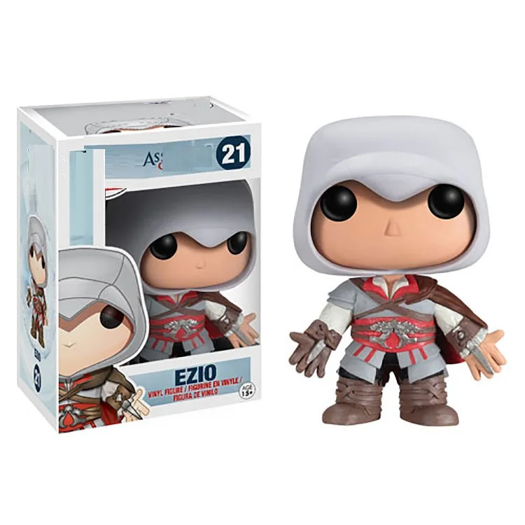 

New Action Toy Faigures Ezio 10 cm Model Figure Collectible Model Doll Toys for Children gift