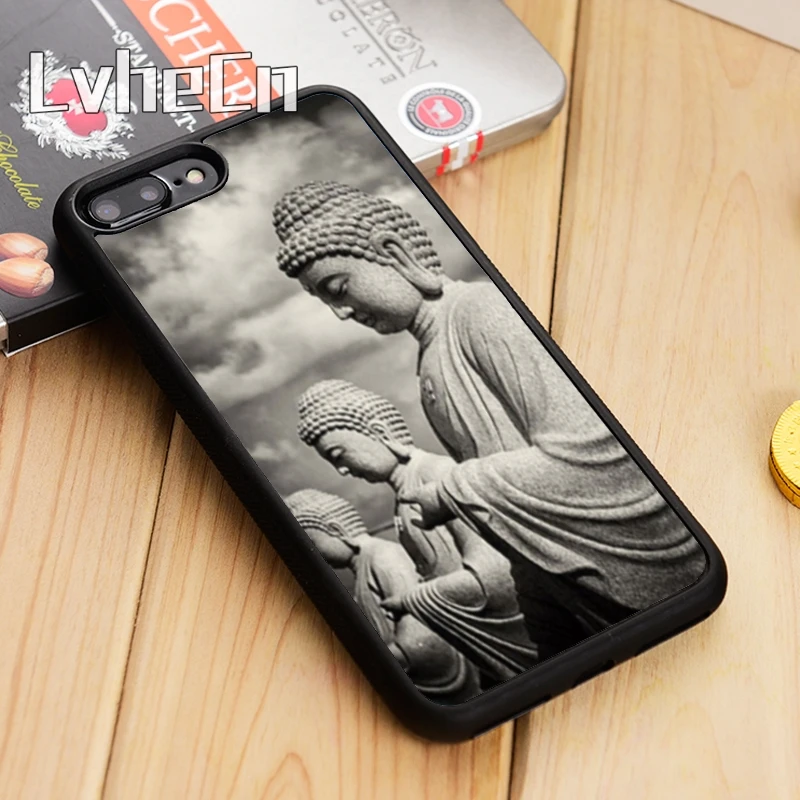 

LvheCn Gautama Buddha Rubber Phone Case Cover For iPhone 5 5s SE 5C 6 6s 7 8 10 X Samsung Galaxy S5 S6 S7 edge S8 S9 plus note 8